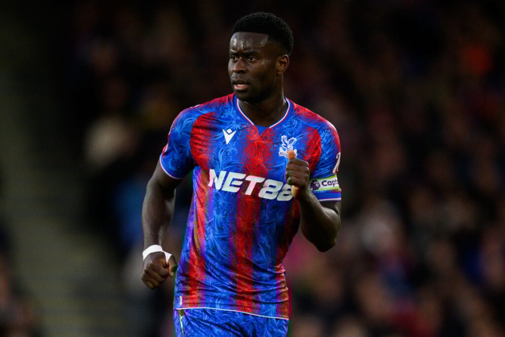Marc Guehi in action for Crystal Palace.