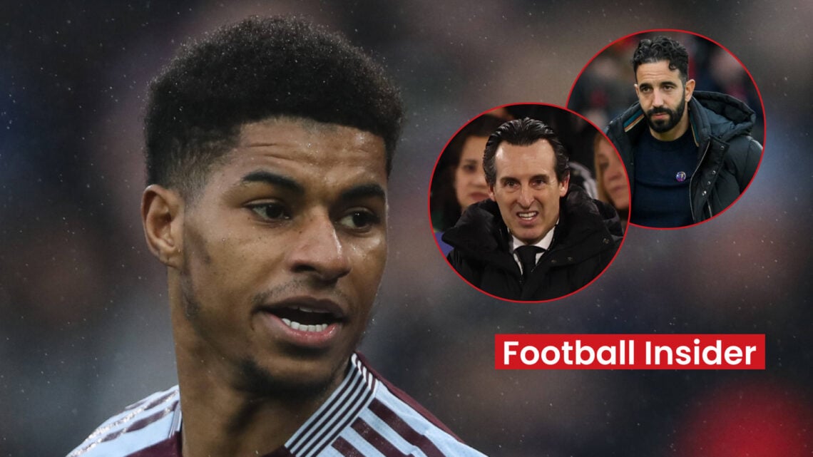 Rashford Aston Villa Man United