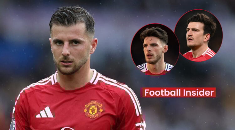 Mason Mount Harry Maguire Declan Rice, Man United Arsenal