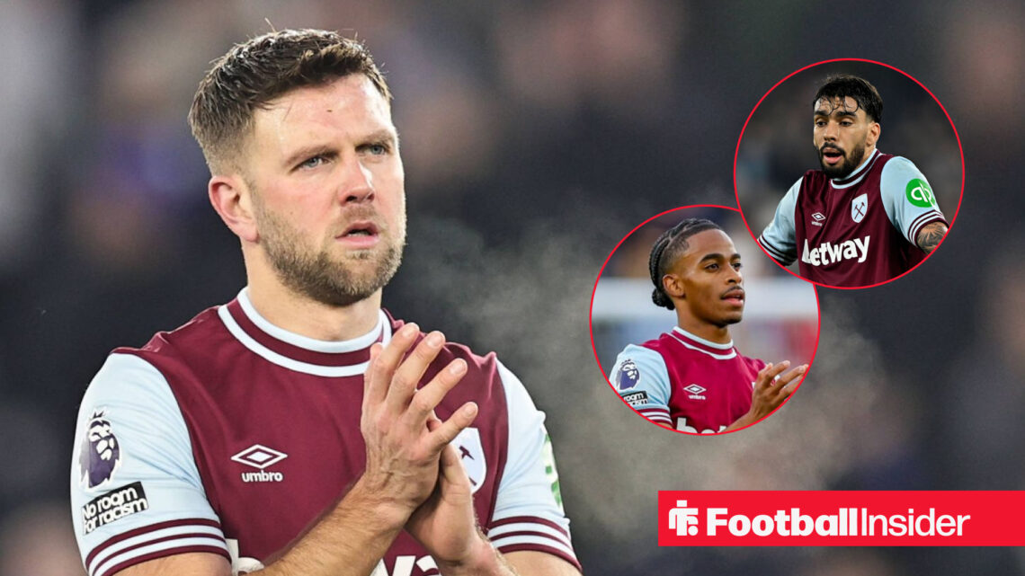 Niclas Fullkrug, Crysencio Summerville, Lucas Paqueta, West Ham