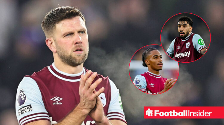 Niclas Fullkrug, Crysencio Summerville, Lucas Paqueta, West Ham