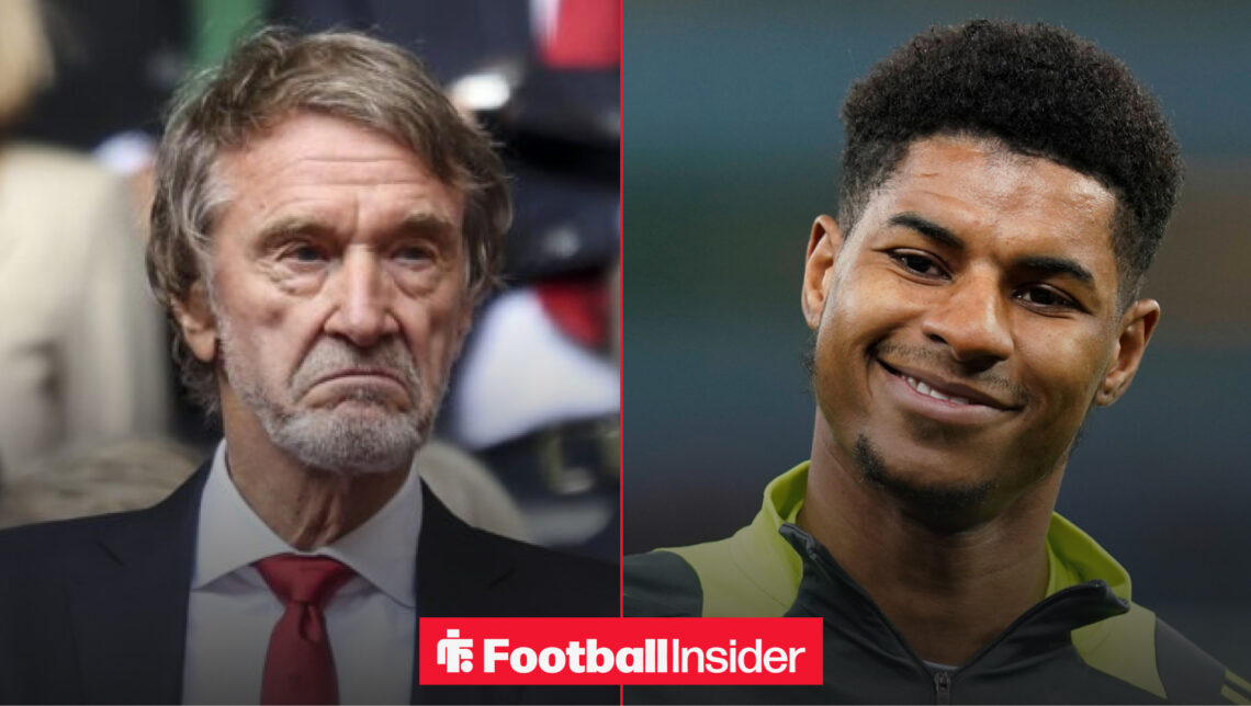Marcus Rashford Jim Ratcliffe, Aston Villa Man United