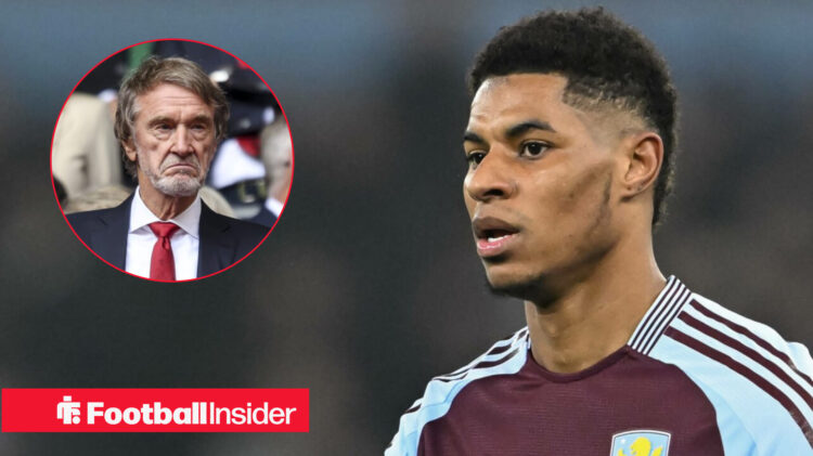 Marcus Rashford Jim Ratcliffe, Aston Villa Man United