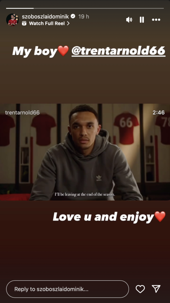 Dominik Szoboszlai Instagram