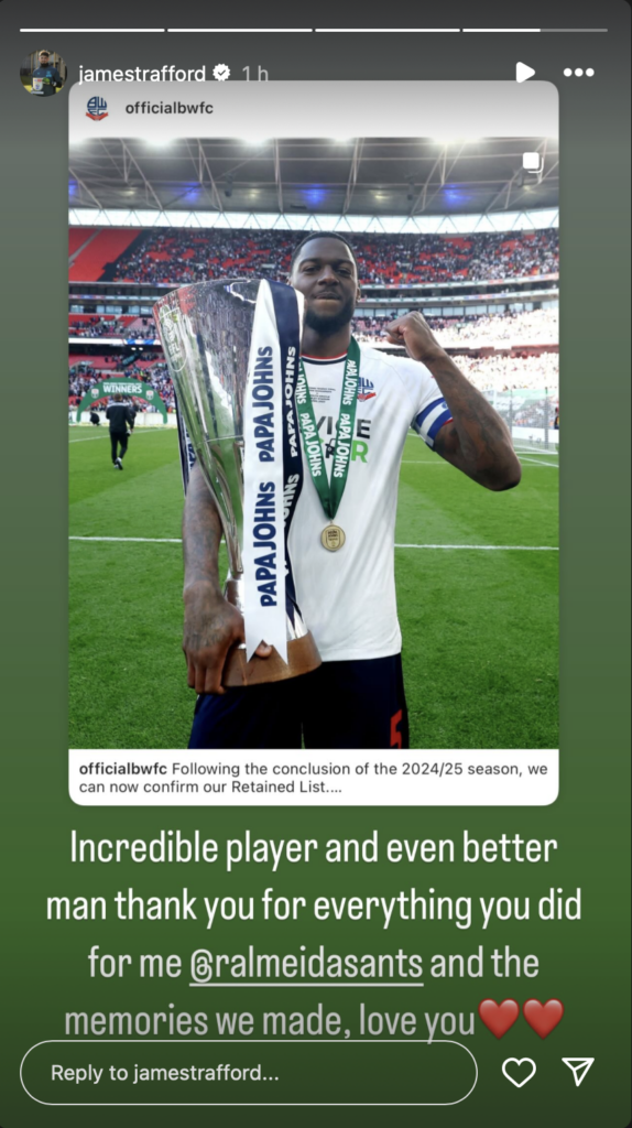 James Trafford Instagram