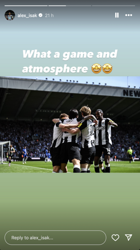 Alexander Isak Instagram