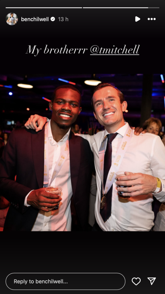 Ben Chilwell Instagram