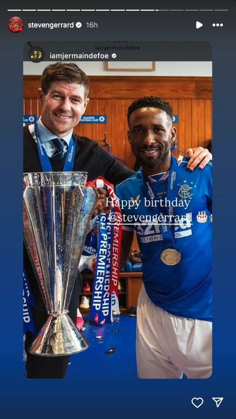 Rangers Gerrard Defoe