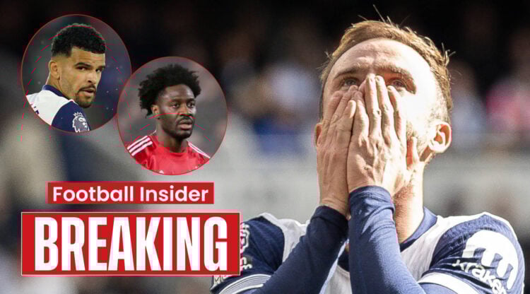 James Maddison Dominic Solanke Ola Aina, Tottenham Nottingham Forest