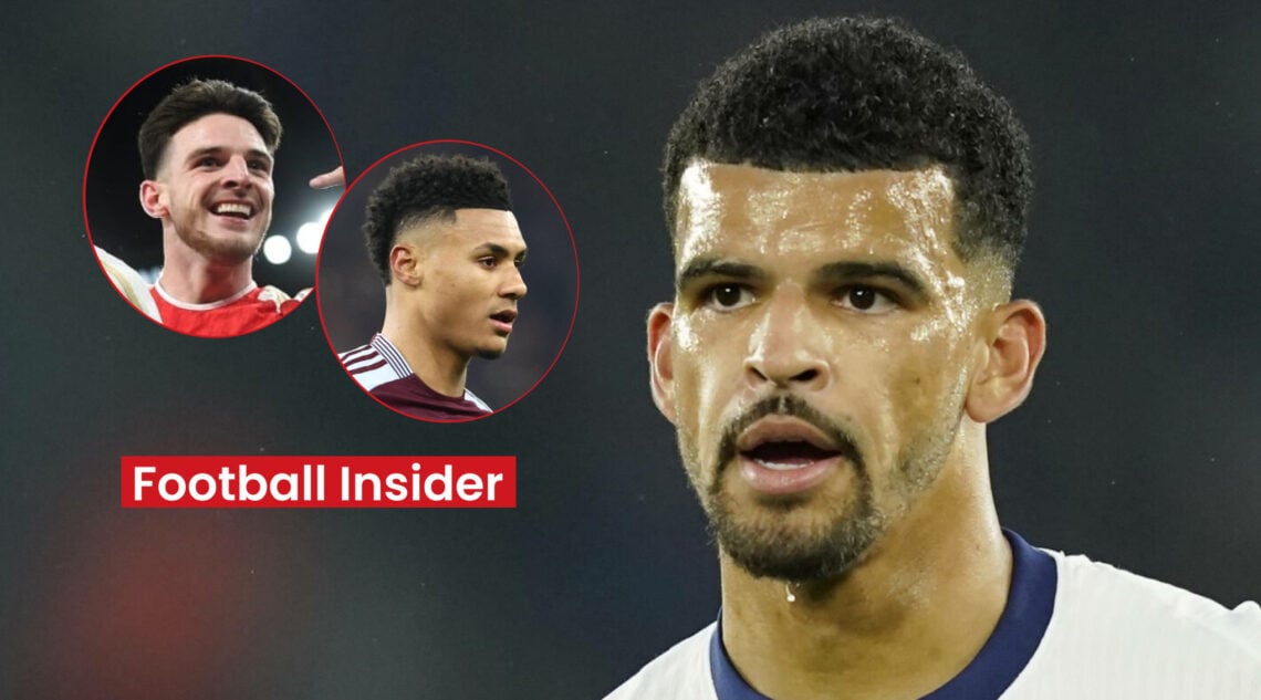 Dominic Solanke Ollie Watkins Declan Rice, Tottenham Aston Villa Arsenal