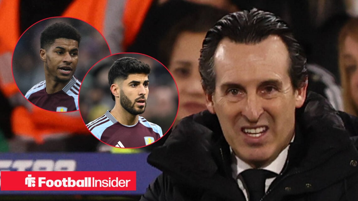 Aston Villa Rashford Asensio Emery