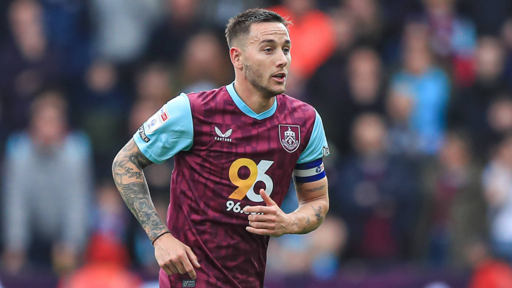 Josh Brownhill in action for Burnley