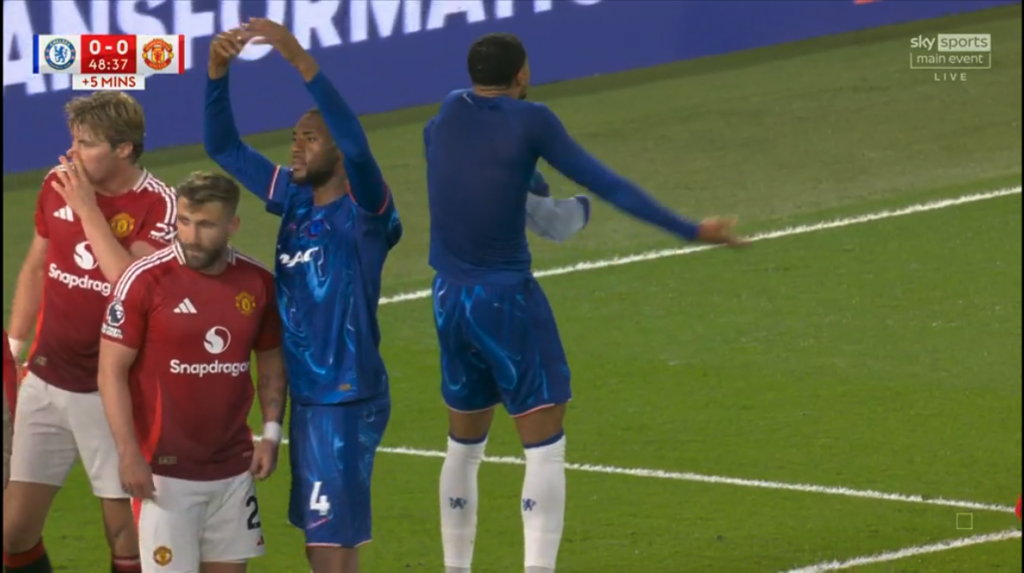 Levi Colwill Rasmus Hojlund, Chelsea Man United