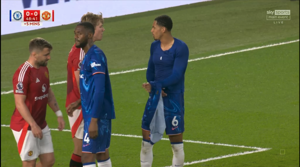 Levi Colwill Rasmus Hojlund, Chelsea Man United