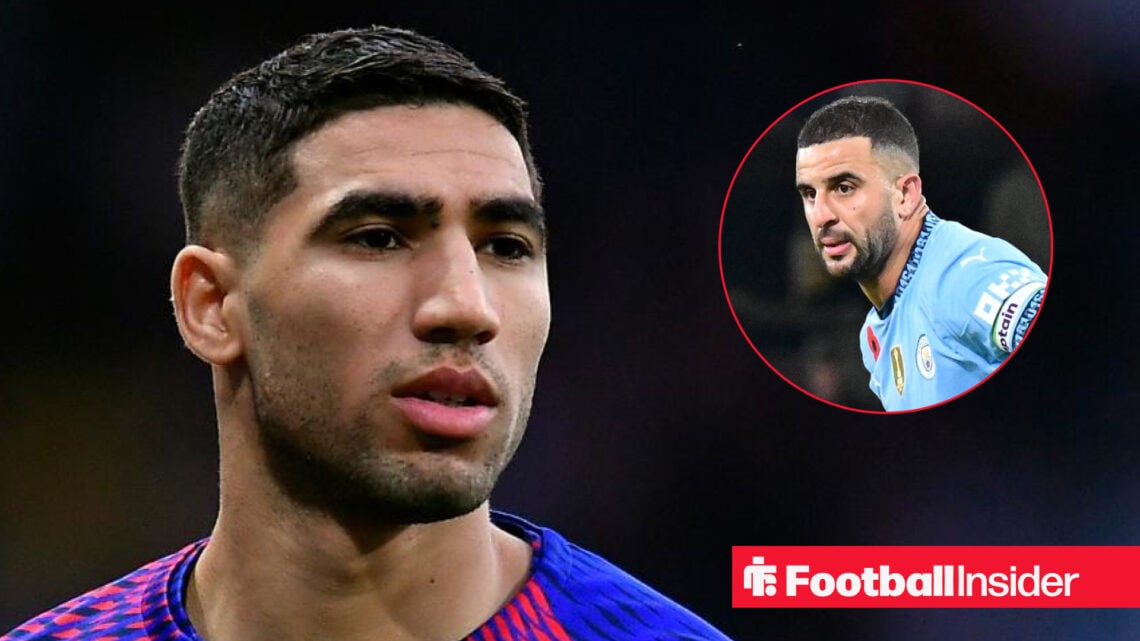 Achraf Hakimi, Kyle Walker, Man City