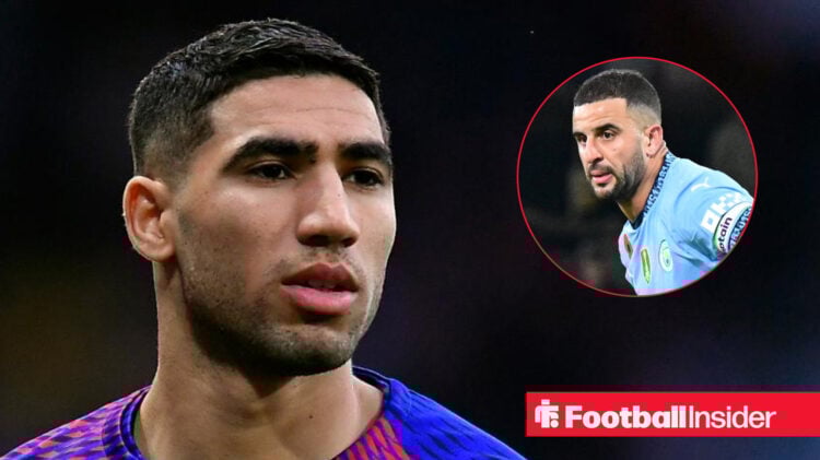 Achraf Hakimi, Kyle Walker, Man City