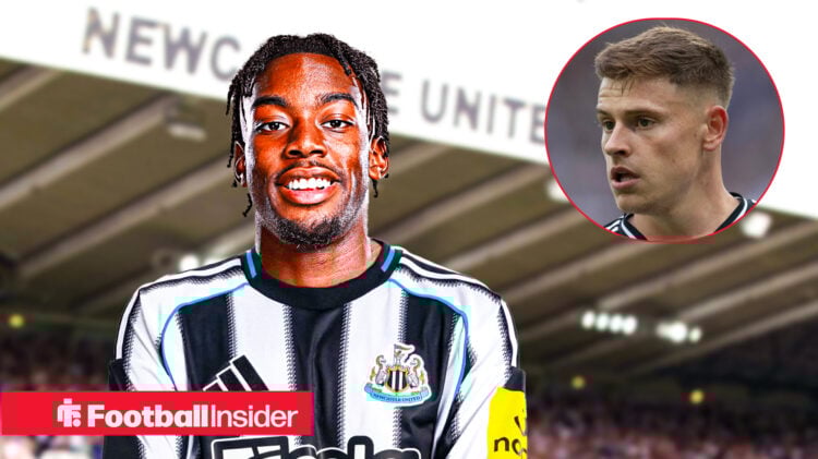 Anthony Elanga Harvey Barnes Newcastle United