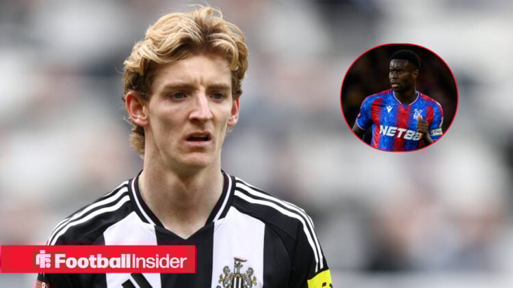 Newcastle Crystal Palace Gordon Guehi
