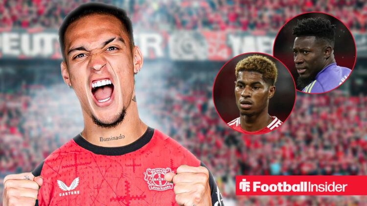 Antony Marcus Rashford Andre Onana, Man United