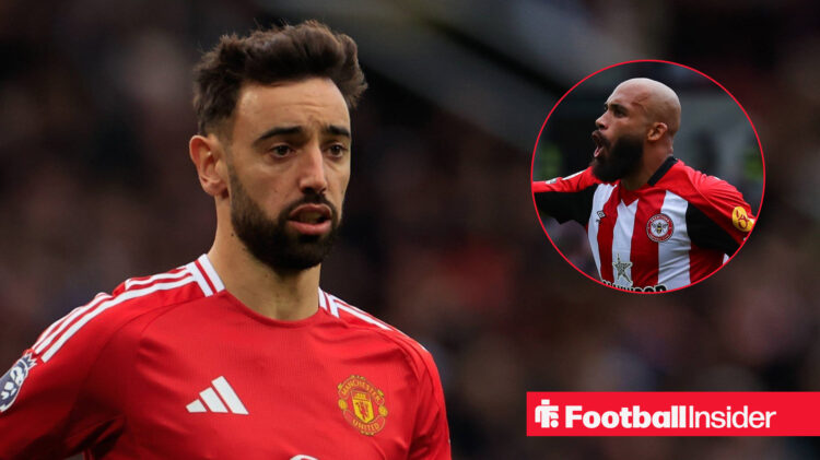 Bruno Fernandes, Bryan Mbeumo, Man United