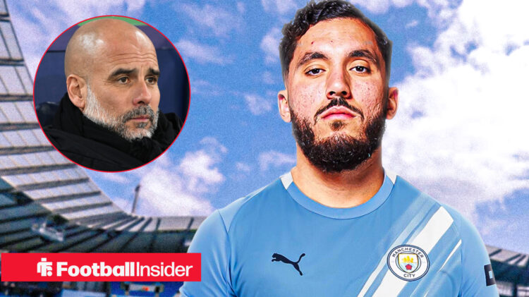 Rayan Cherki, Pep Guardiola, Manchester City