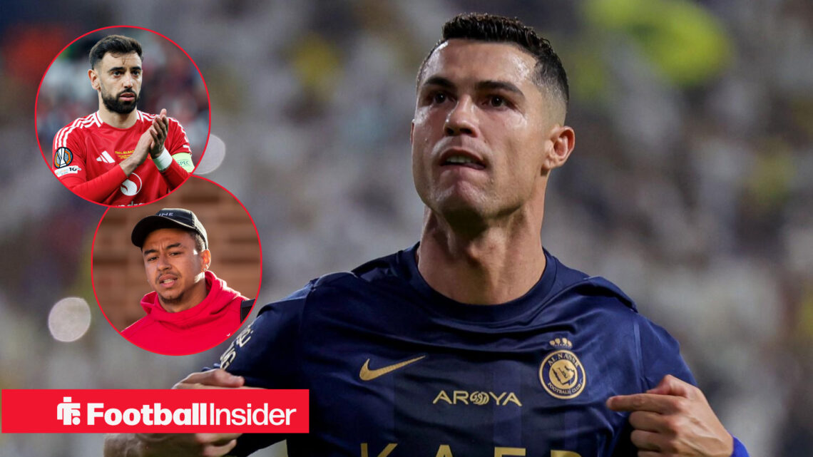 Cristiano Ronaldo Bruno Fernandes Jesse Lingard