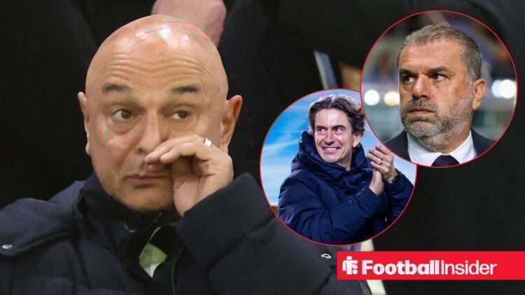 Daniel Levy Tottenham Ange Postecoglou Thomas Frank Brentford
