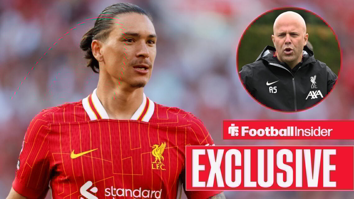 Darwin Nunez Arne Slot Liverpool