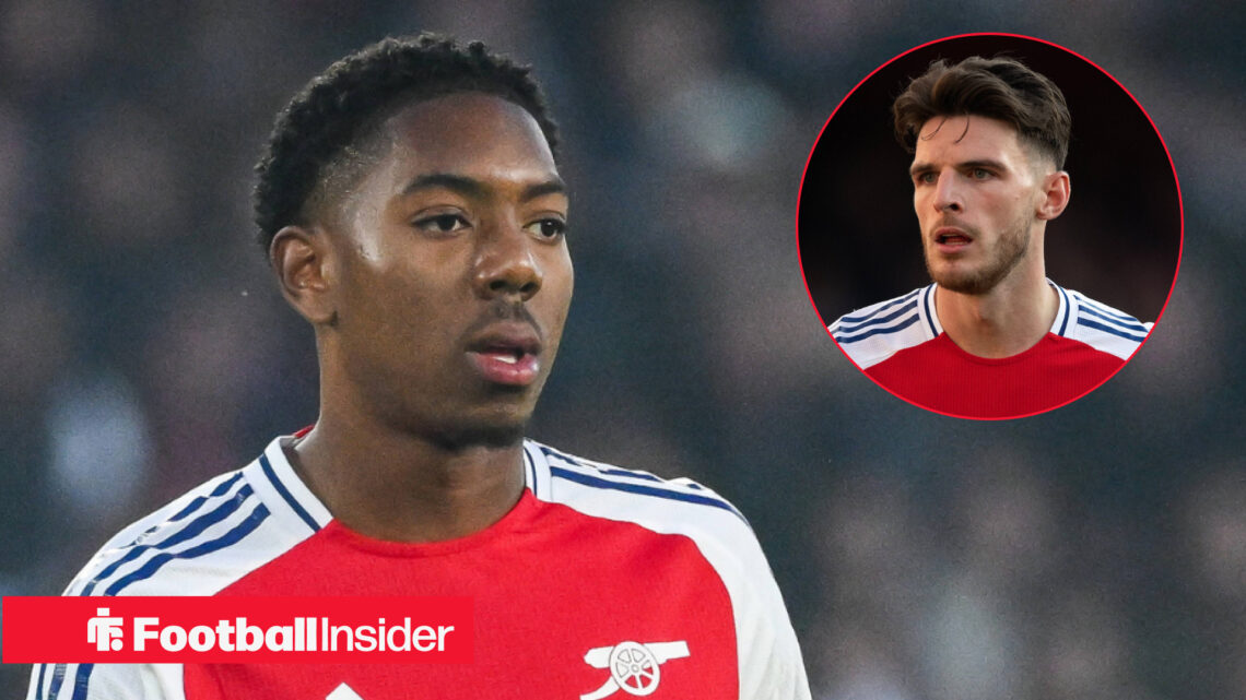 Declan Rice, Myles Lewis-Skelly, Arsenal