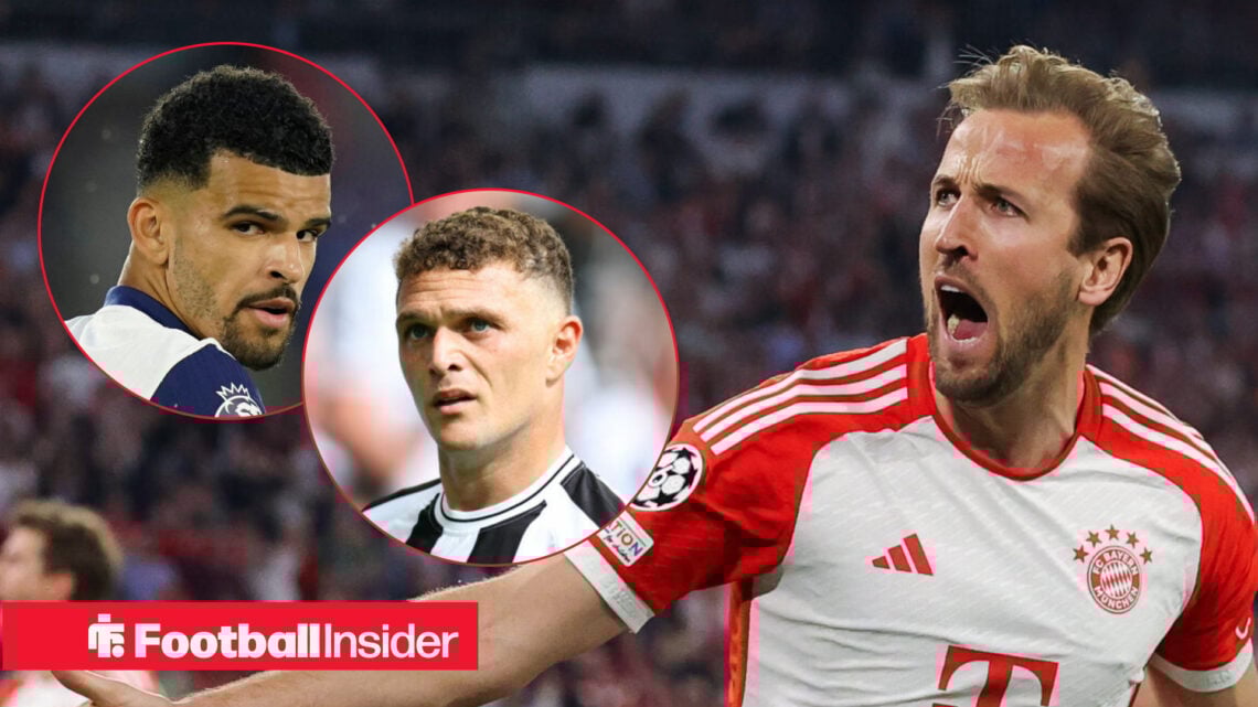 Dominic Solanke Kieran Trippier Harry Kane
