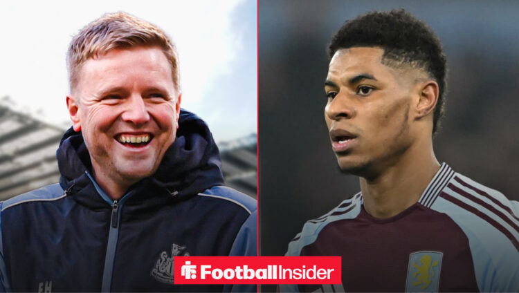 Eddie Howe Marcus Rashford Newcastle United