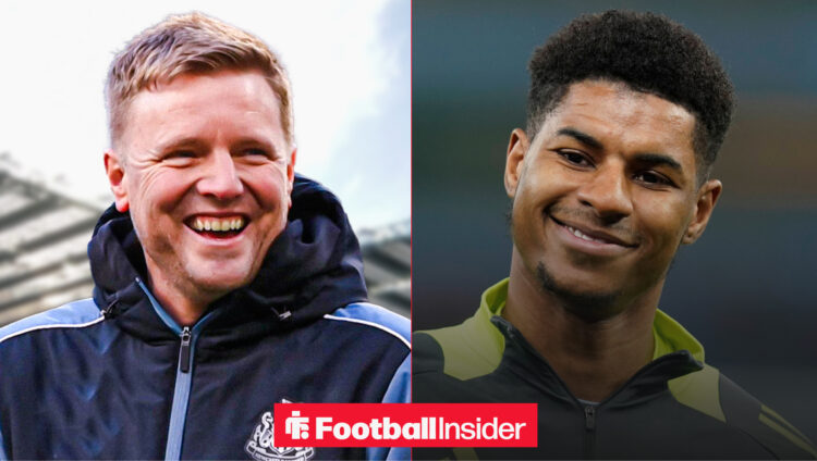 Eddie Howe Marcus Rashford Newcastle United