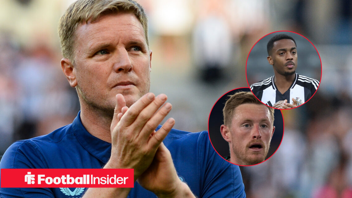 Eddie Howe Sean Longstaff Joe Willock