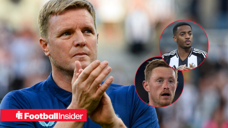 Eddie Howe Sean Longstaff Joe Willock