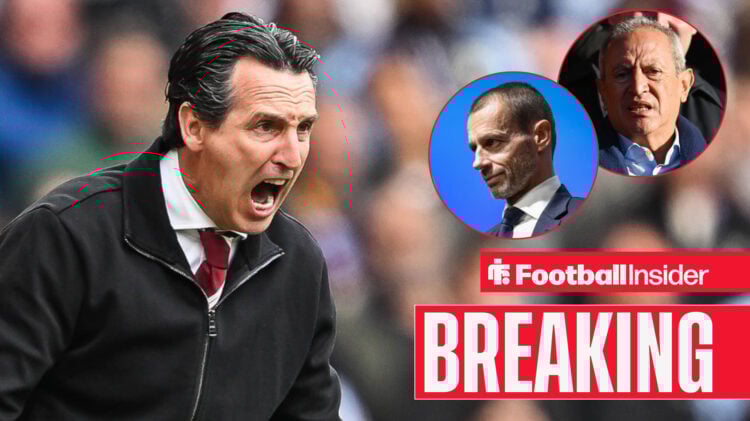 Unai Emery Nassef Sawiris Aleksander Ceferin, Aston Villa UEFA