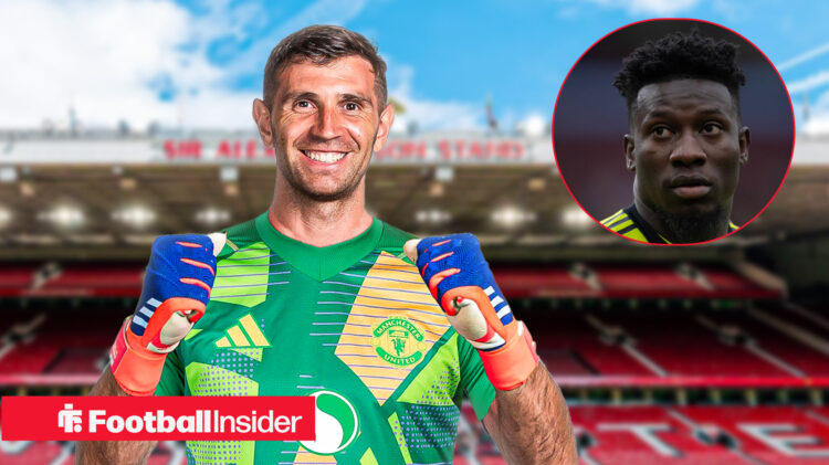 Emiliano Martinez Andre Onana Manchester United