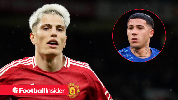 Enzo-Fernandez-Alejandro Garnacho Man United Chelsea