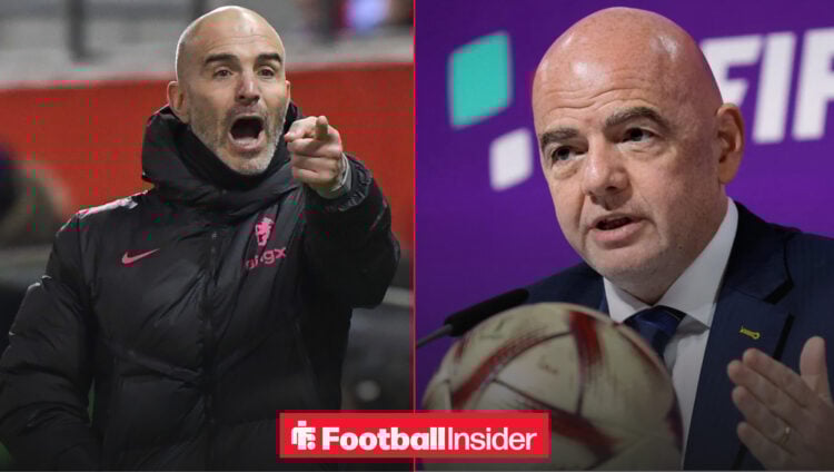 Enzo Maresca Gianni Infantino Chelsea