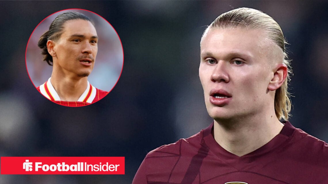 Erling Haaland Darwin Nunez Man City