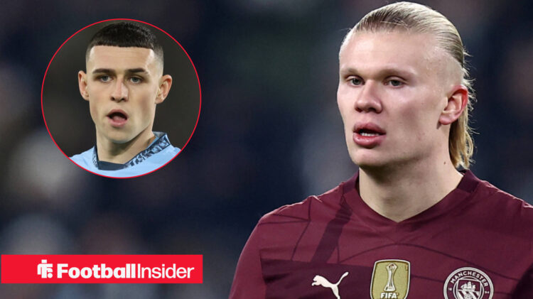 Erling Haaland Phil Foden Man City