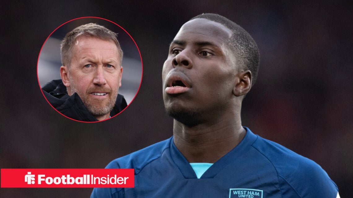 Graham Potter Kurt Zouma West Ham United