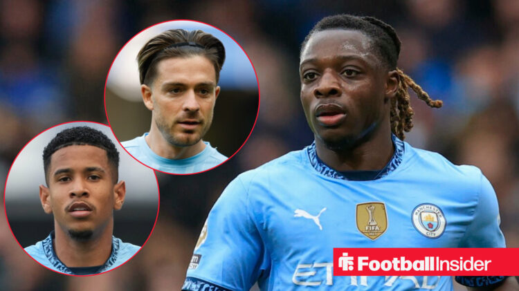 Savinho Jack Grealish Jeremy Doku Man City