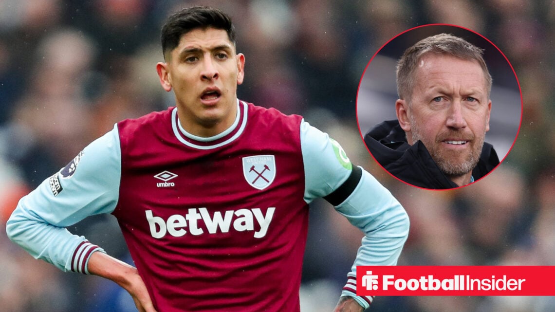 Edson Alvarez Graham Potter West Ham United