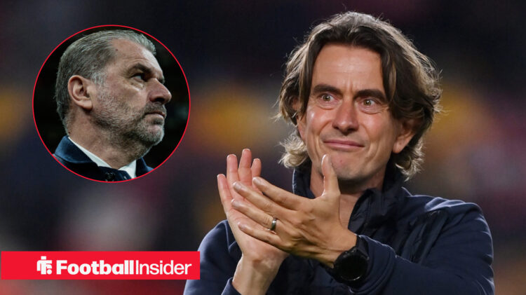 Ange Postecoglou Thomas Frank Tottenham