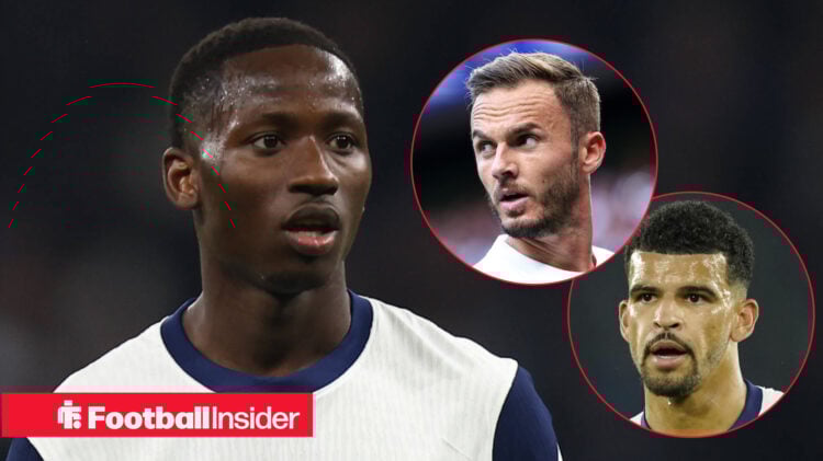 James Maddison Dominic Solanke Pape Sarr Tottenham