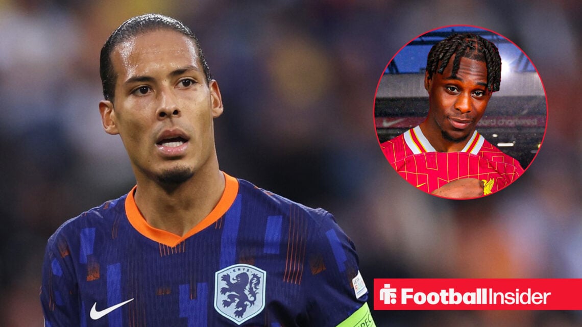 Virgil van Dijk Jeremie Frimpong Liverpool