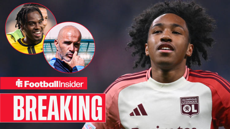 Malick Fofana Enzo Maresca Jamie Gittens, Lyon Chelsea Borussia Dortmund