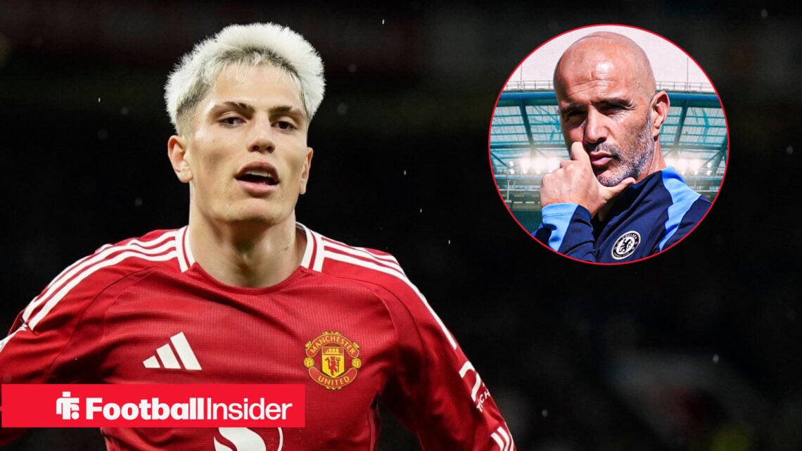 Alejandro Garnacho Enzo Maresca, Man United Chelsea