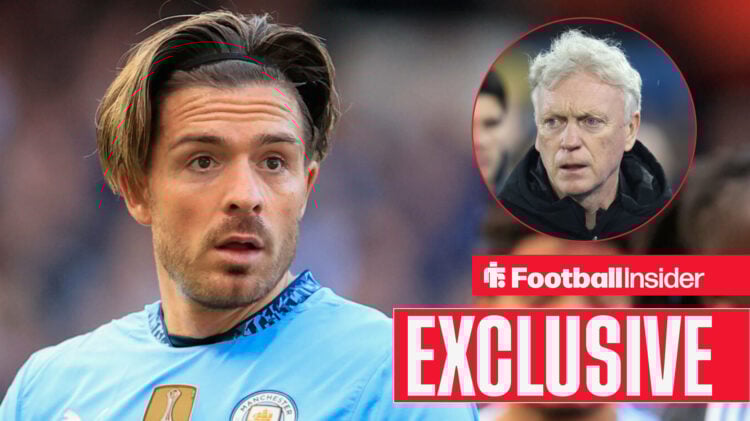 Jack Grealish David Moyes, Man City Everton