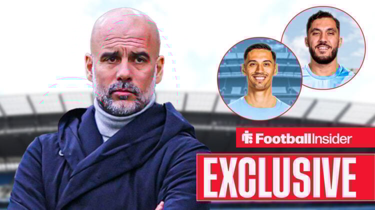 Pep Guardiola Rayan Cherki Tijjani Reijnders, Man City